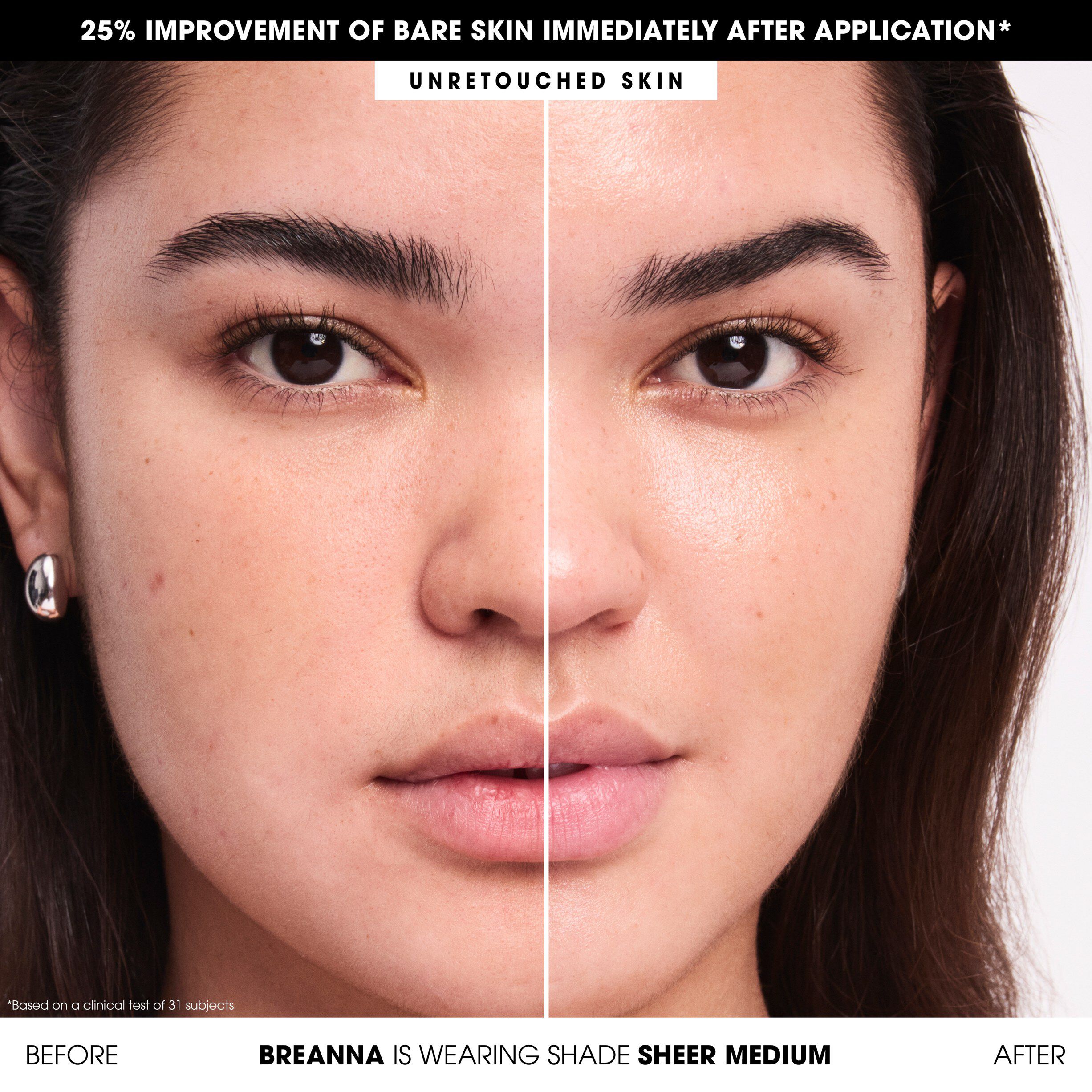 BARESKIN Daily Dewy Sunscreen Mineral SPF 30