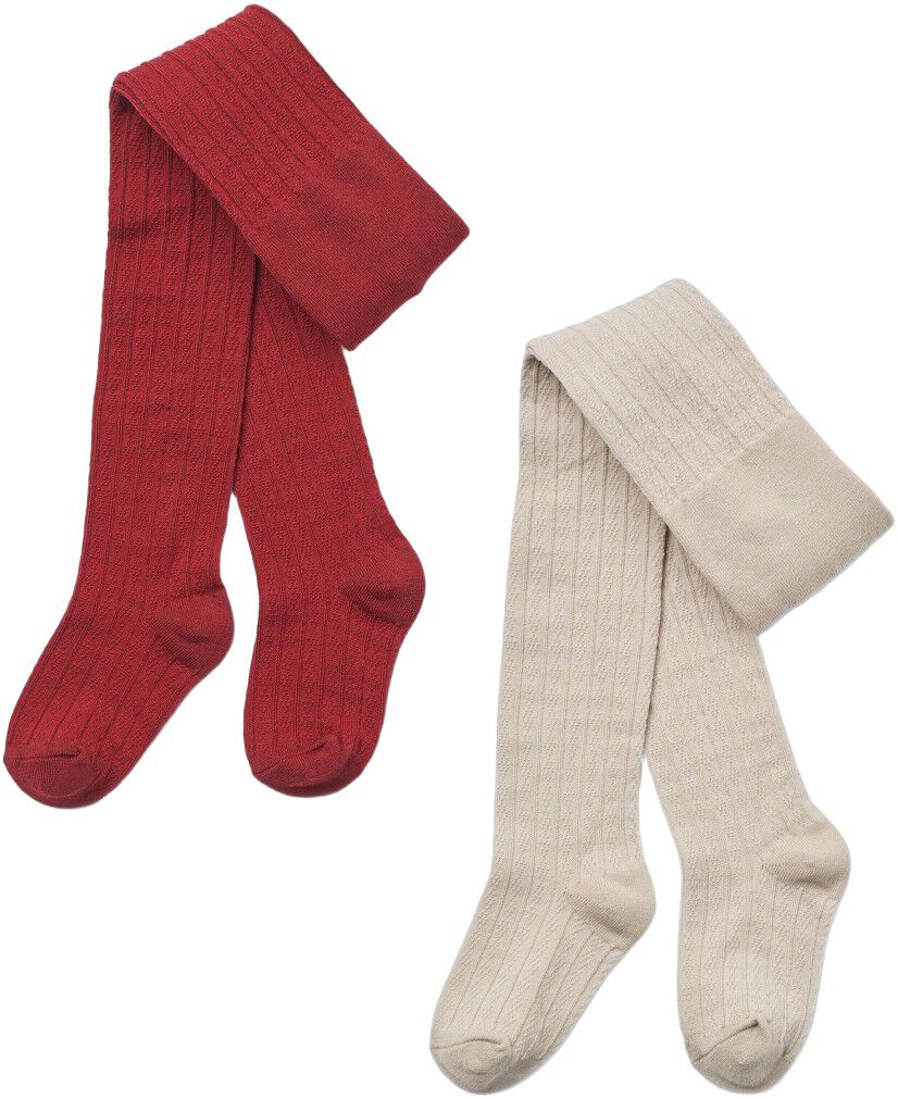 S&aelig;t Af To Uld Blonde Str&oslash;mpebukser Karla