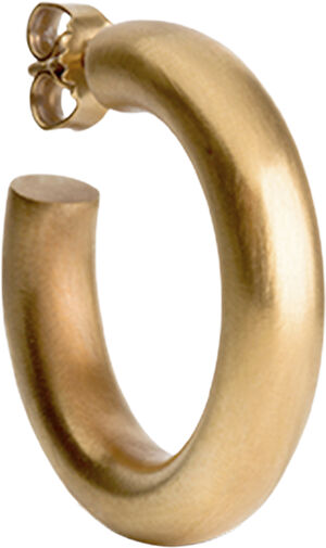 Chunky Hoop, Gold-plated Sterling silver