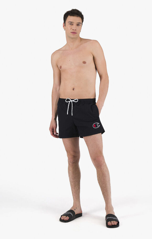 Satin C Logo badeshorts