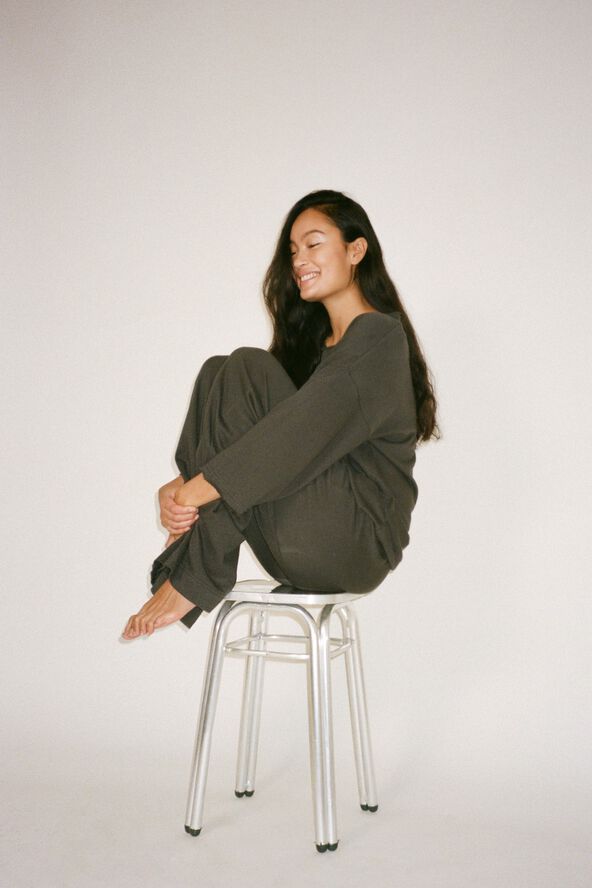 Light stretch 3/4 sleeve top - Dena