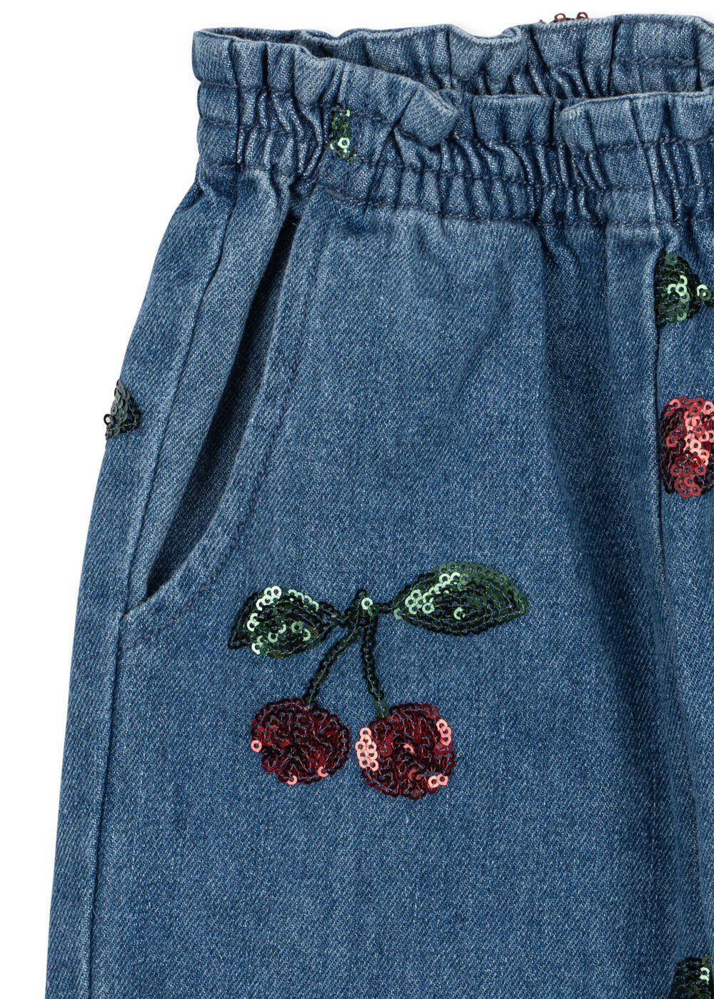 MAGOT SEQUIN FRILL PANTS GOTS