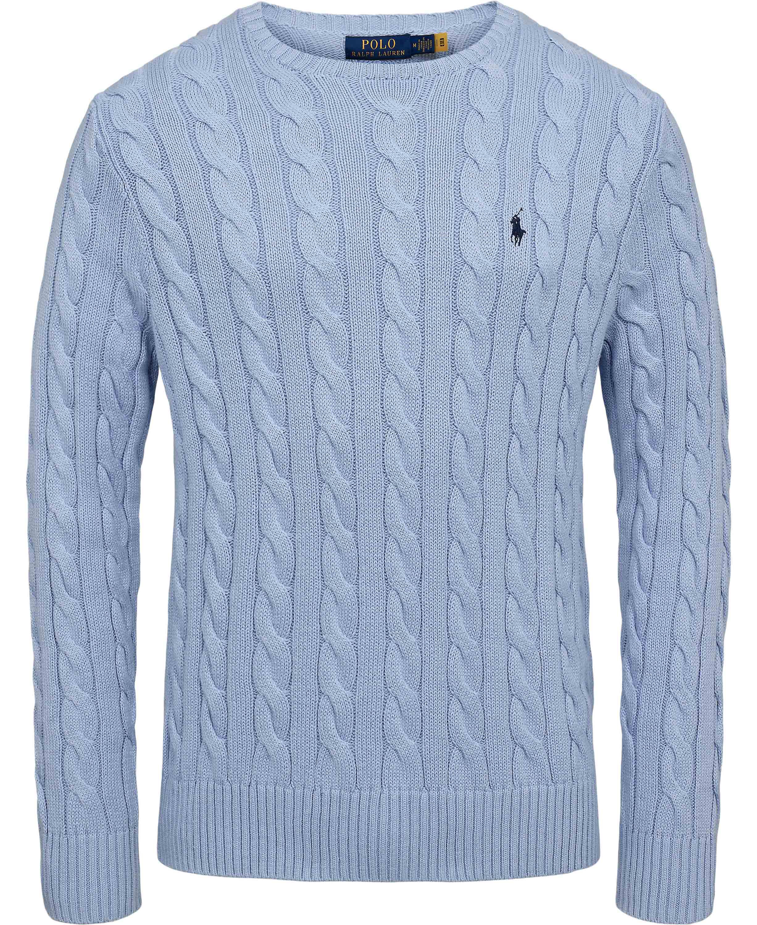 Cable-Knit Cotton Sweater