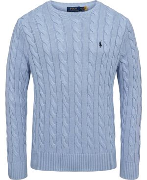 Cable-Knit Cotton Sweater