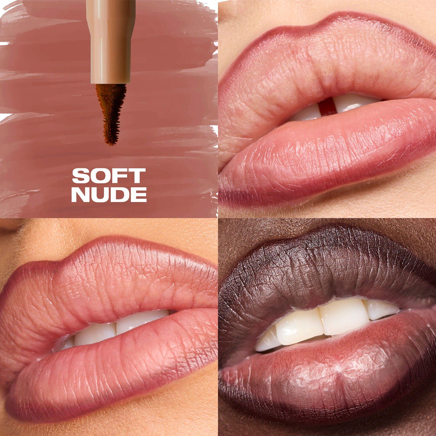 Lip & Cheek Blushed Nudes Kit  makeup-s&aelig;t