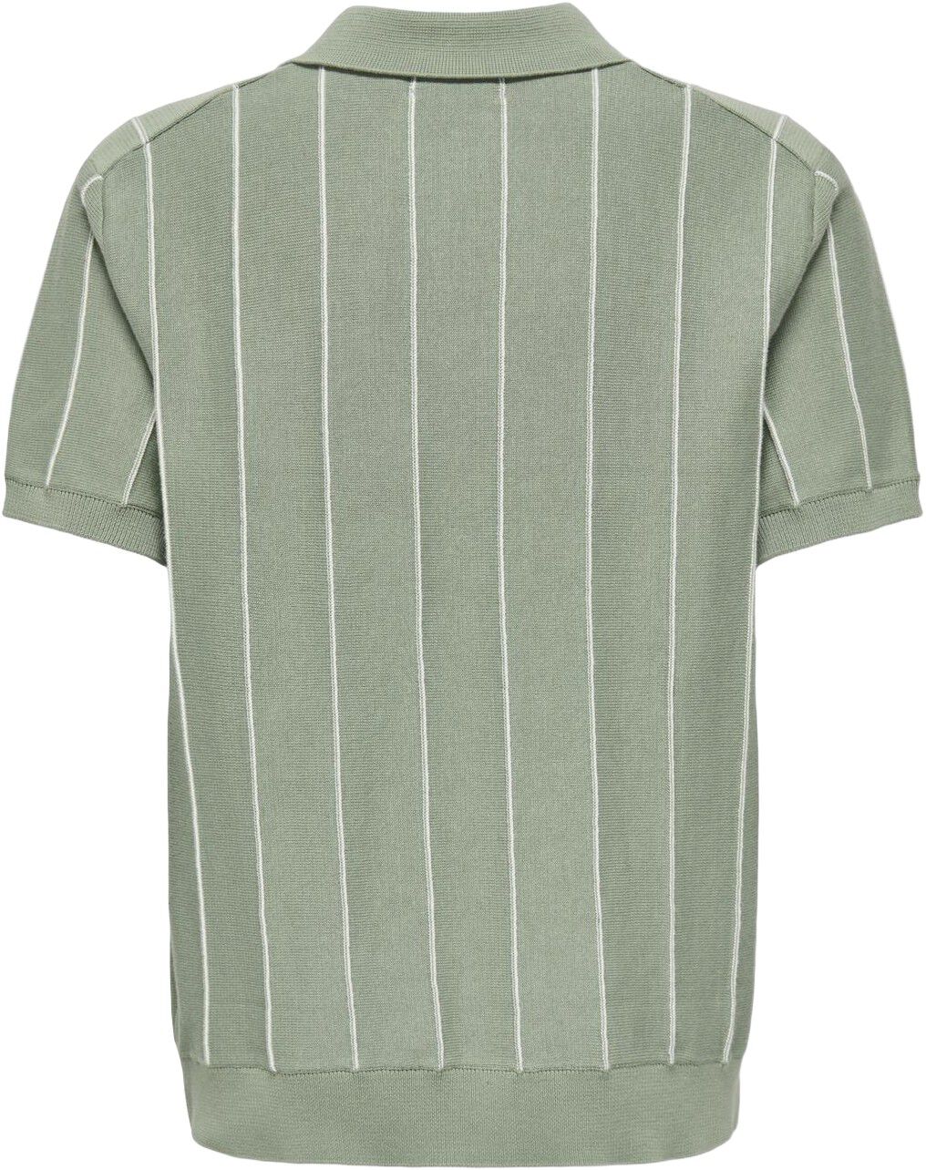 OSJSAIM REG 12 STRIPE SS POLO KNT