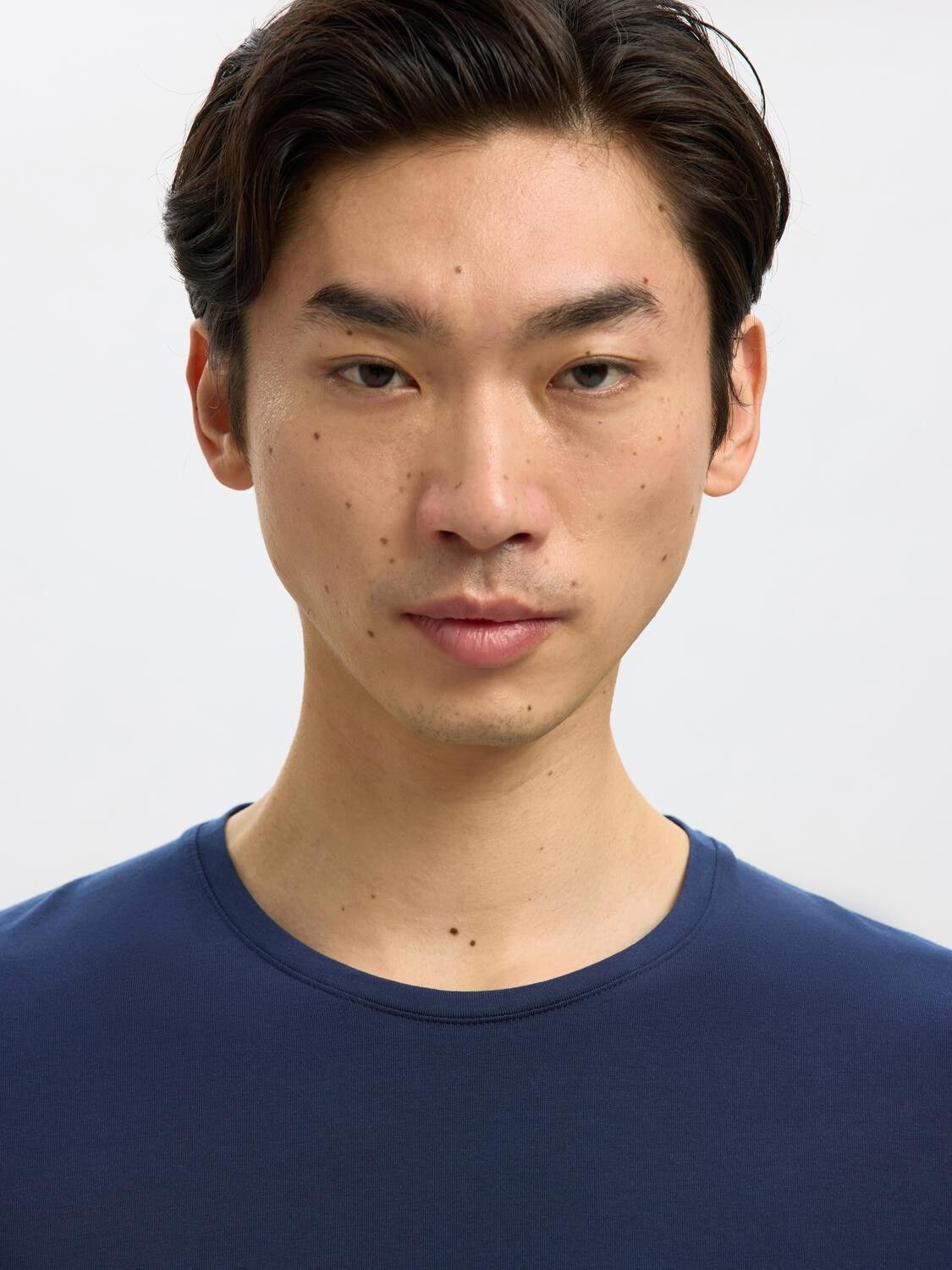 SLMNEWPIMA SS O-NECK TEE NOOS