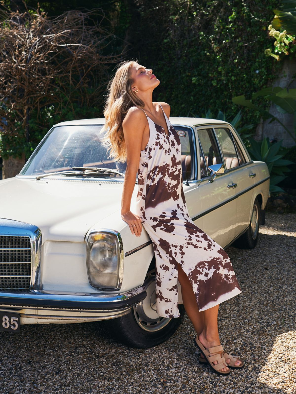 Kamran Cow Print Dress