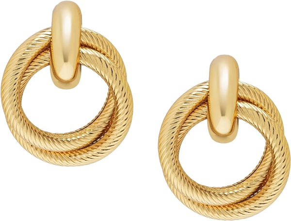 Women's Double Hoop Earrings