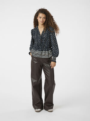 Ora Mini Border Blouse