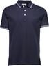 Polo shirt w. contrast piping