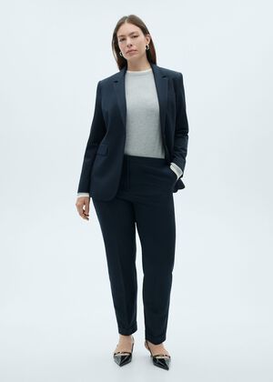 Straight suit trousers