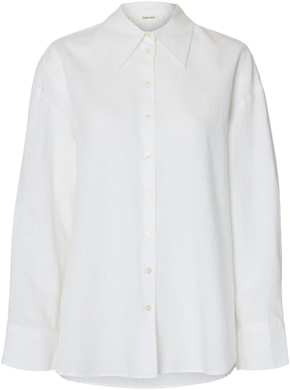 SLFCLEO OVERSIZE LINEN BLEND SHIRT