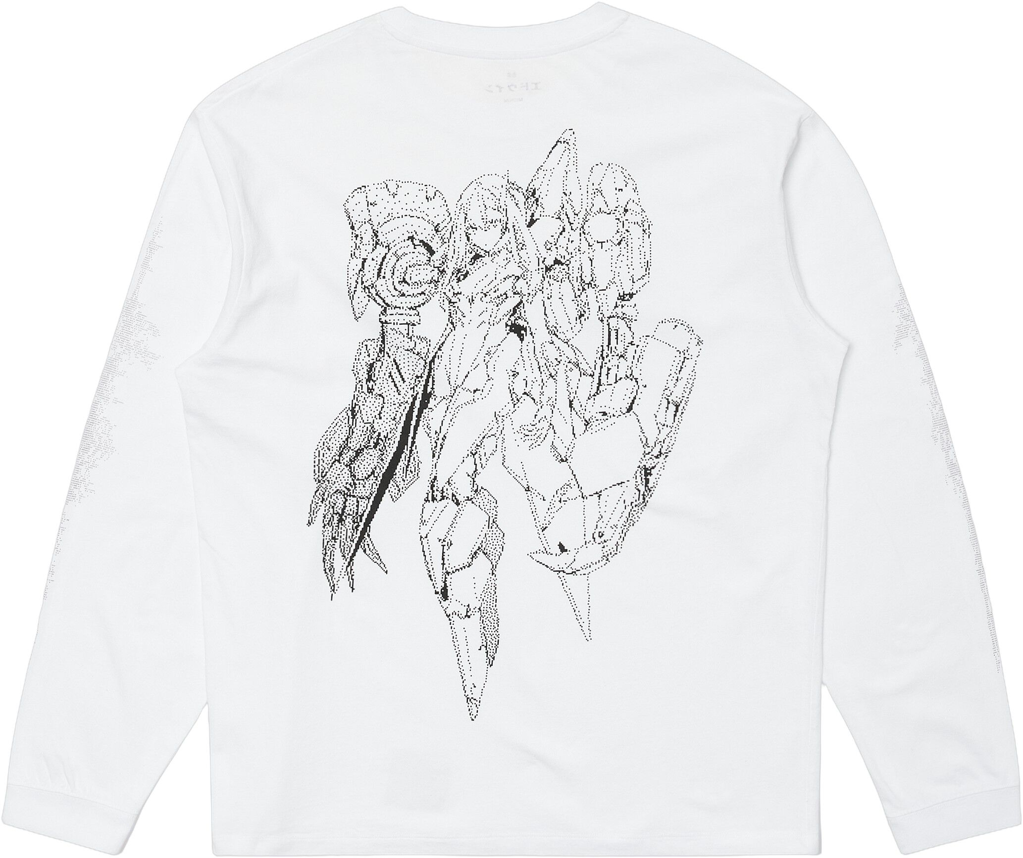 Robot T-Shirt Ls - White