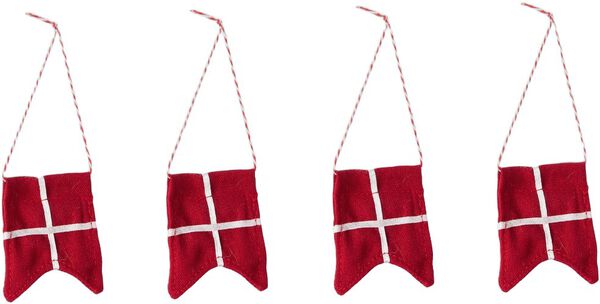 Flag s/4 5,5x6,5cm stof