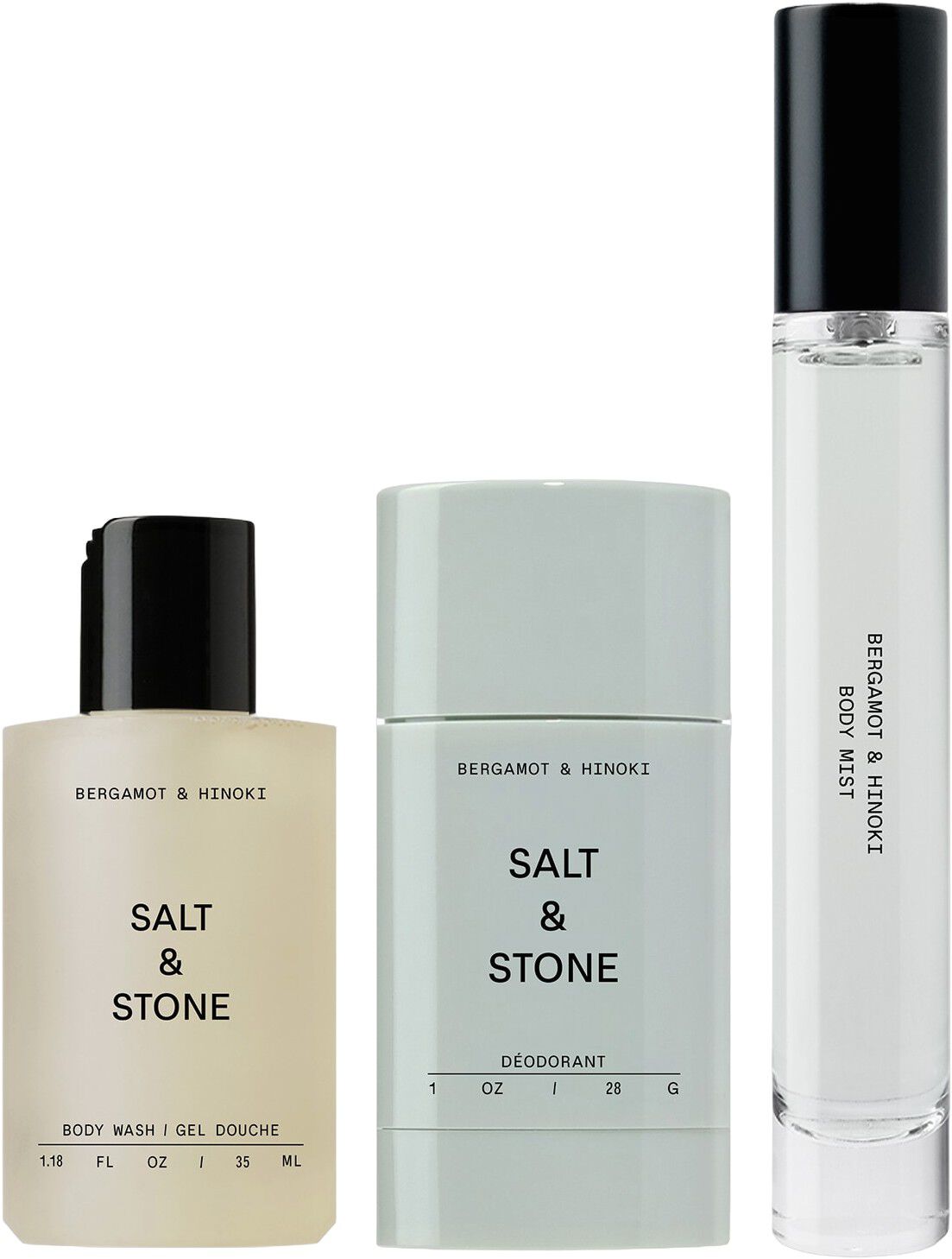 Mini Discovery Trio - Bergamot og Hinoki mini discovery trio