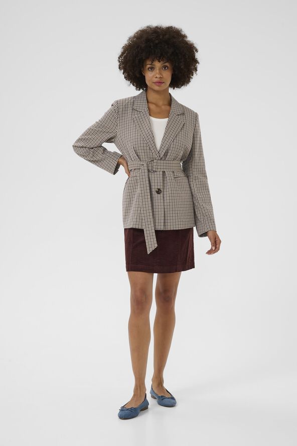 CUchecka Belt Blazer