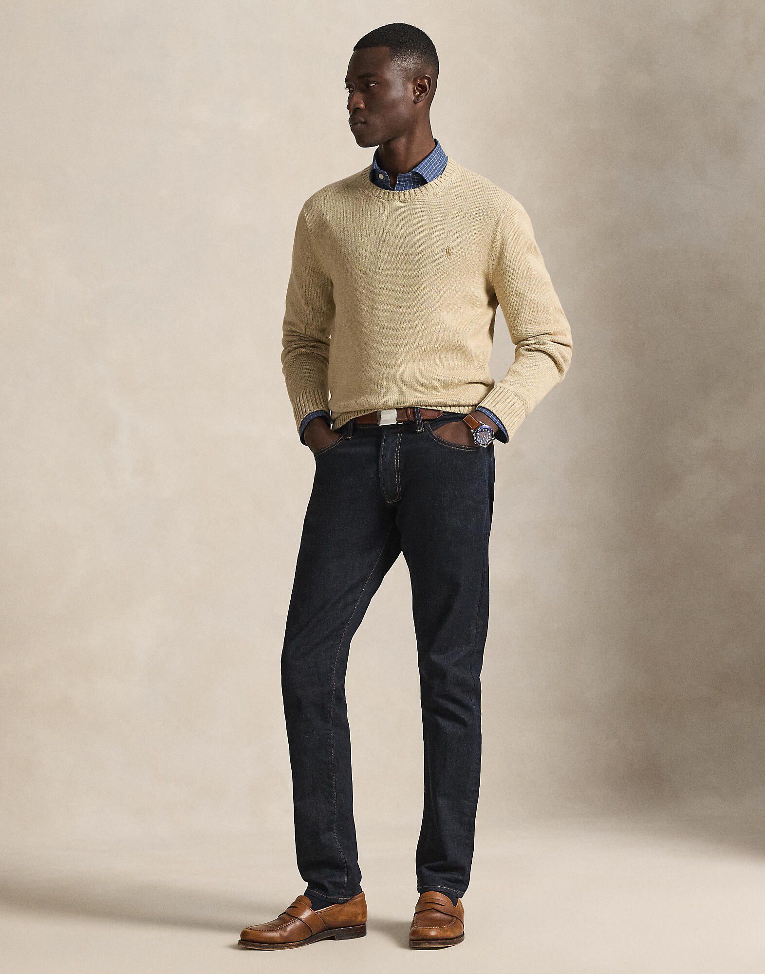 Cotton Crewneck Sweater