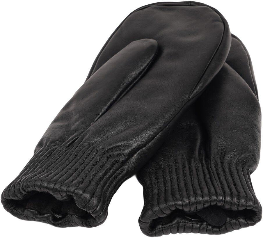 BERGAMO - THICK LEATHER MITTENS W/ FLEECE LINING