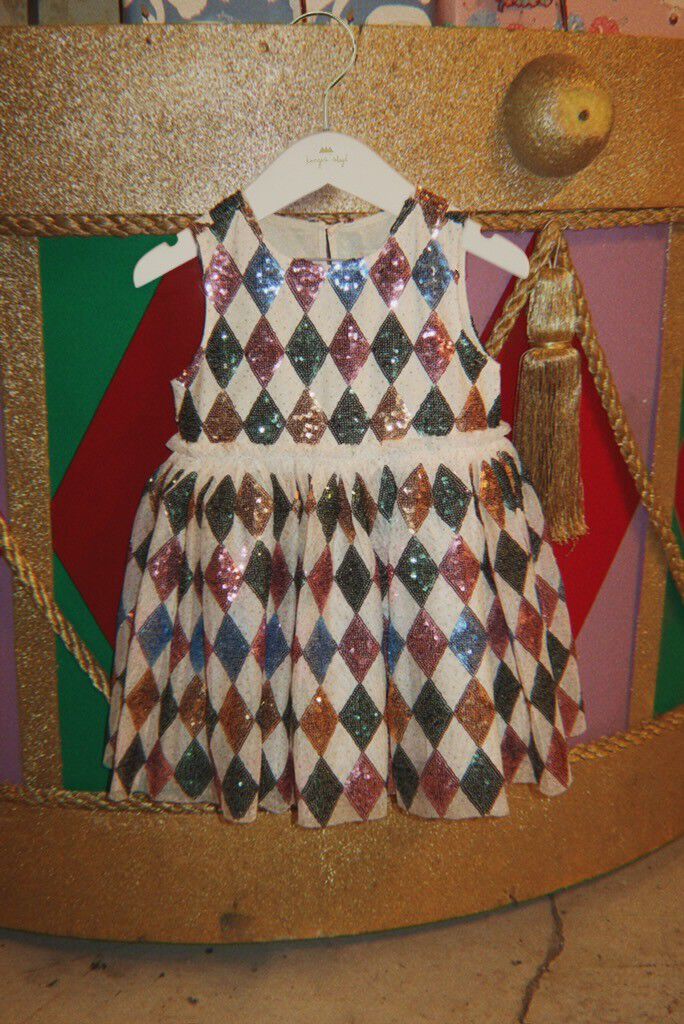 YVONNE HARLEKIN DRESS