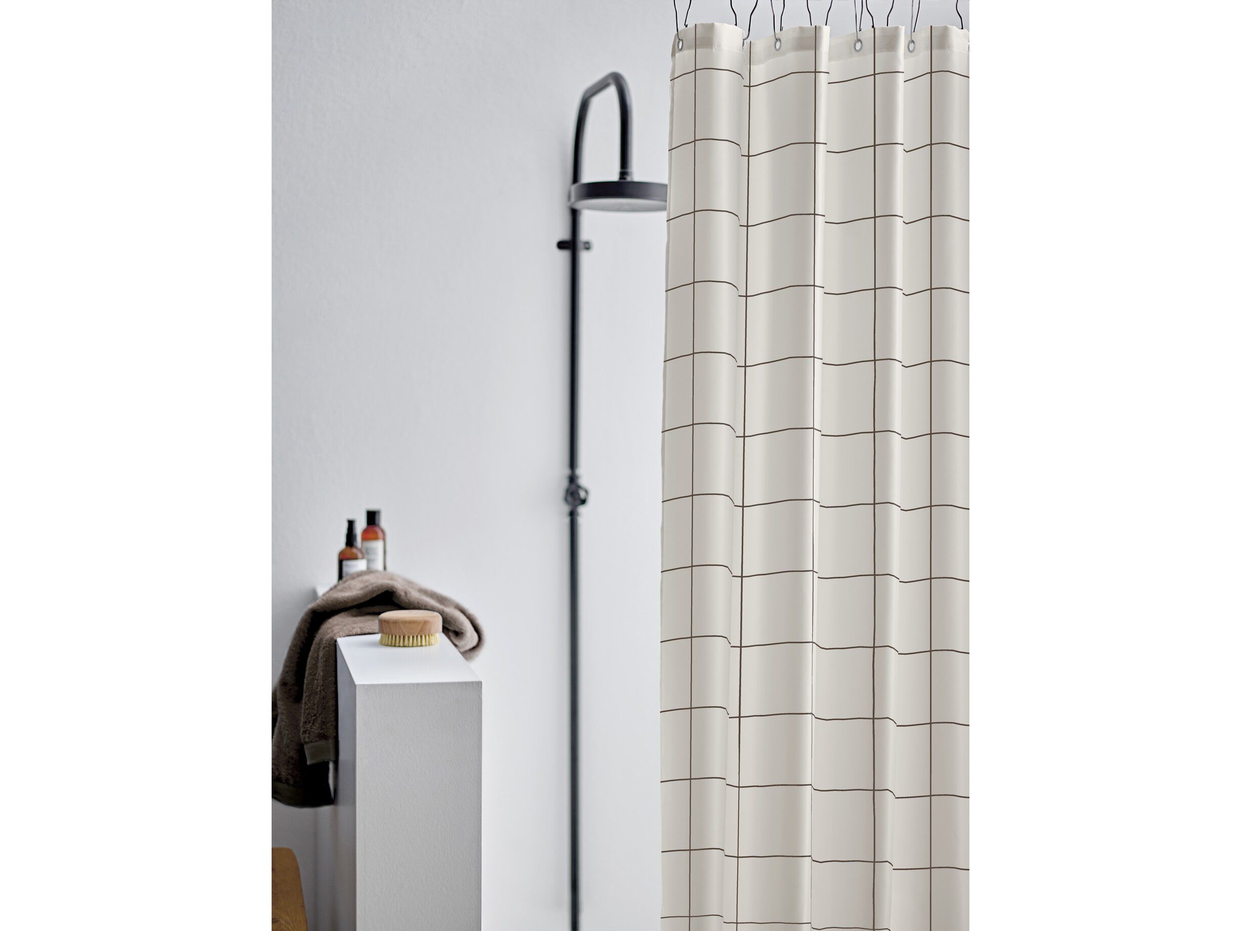 Badeforh&aelig;ng 180x200 Vista Offwhite