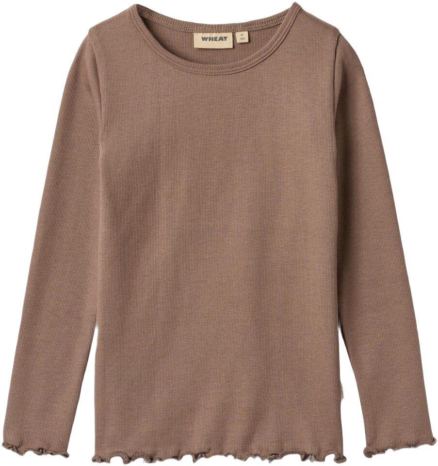 Lang&aelig;rmet Rib T-shirt Ida