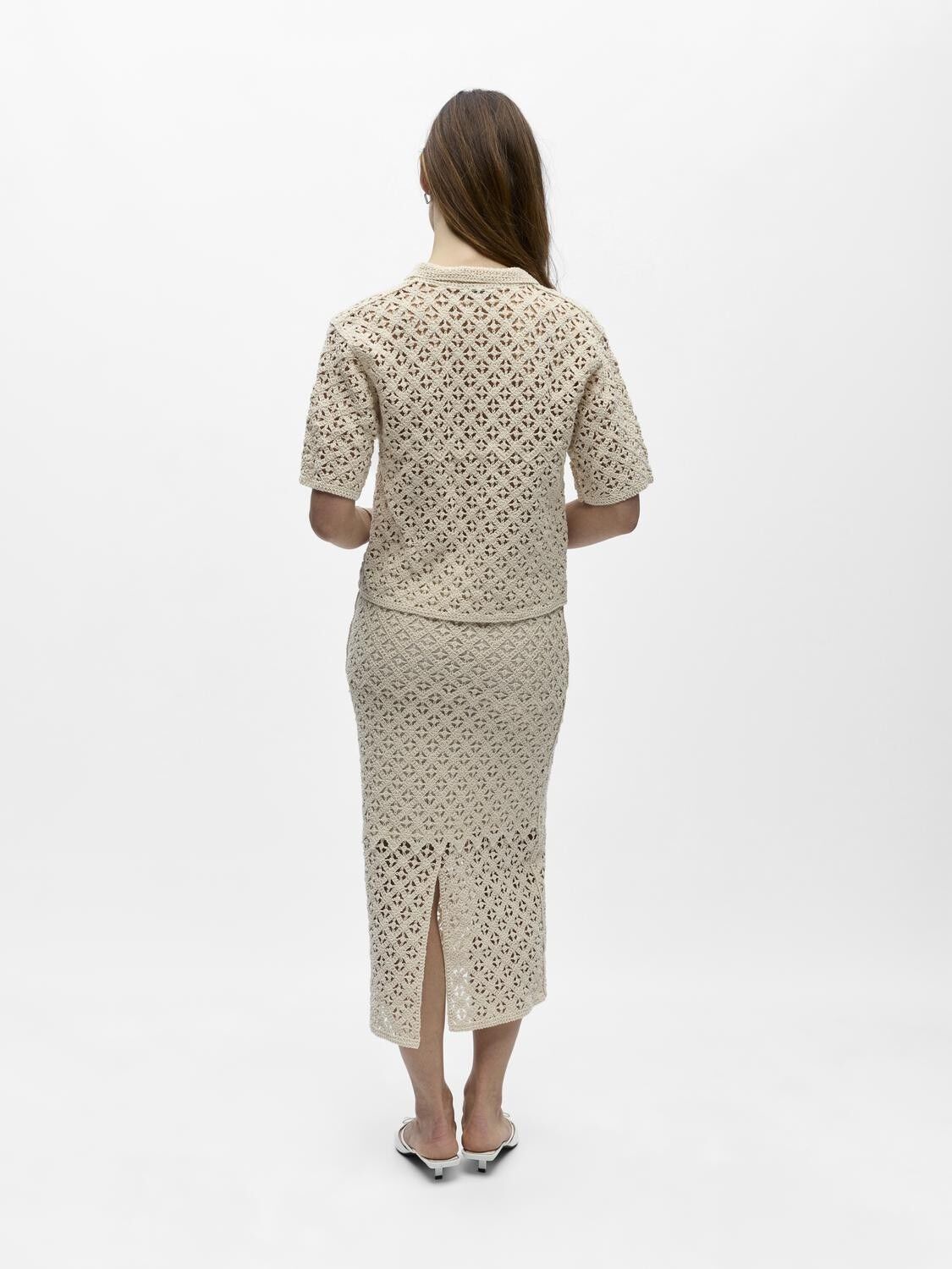 OBJMASI S/S RE KNIT PULLOVER 144