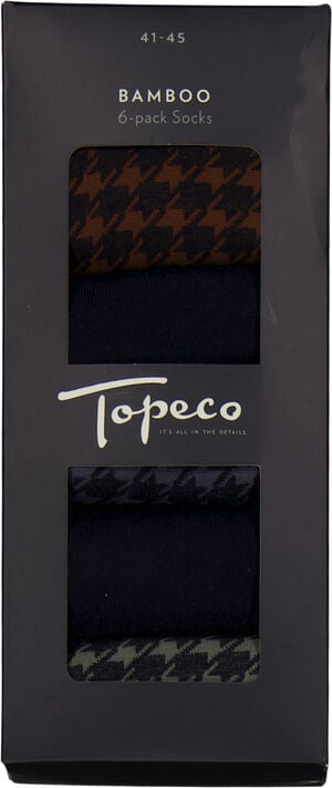 Topeco 6p bamboo socks