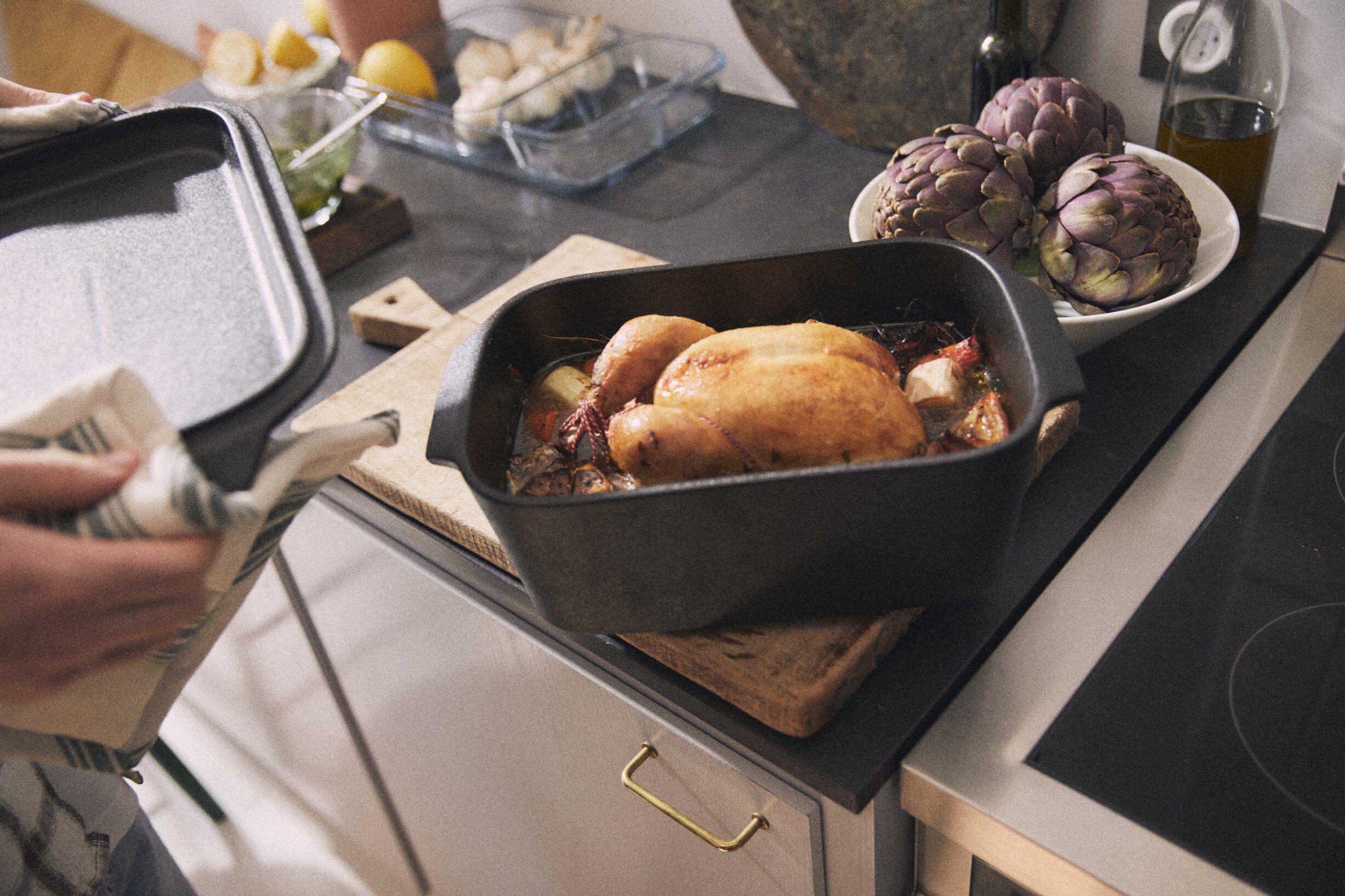 Rosendahl Bake 'n' Roast stegeso 5,0 l gr&aring;