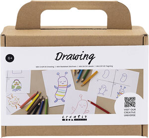 Mini DIY Kit Tegning, Monstre