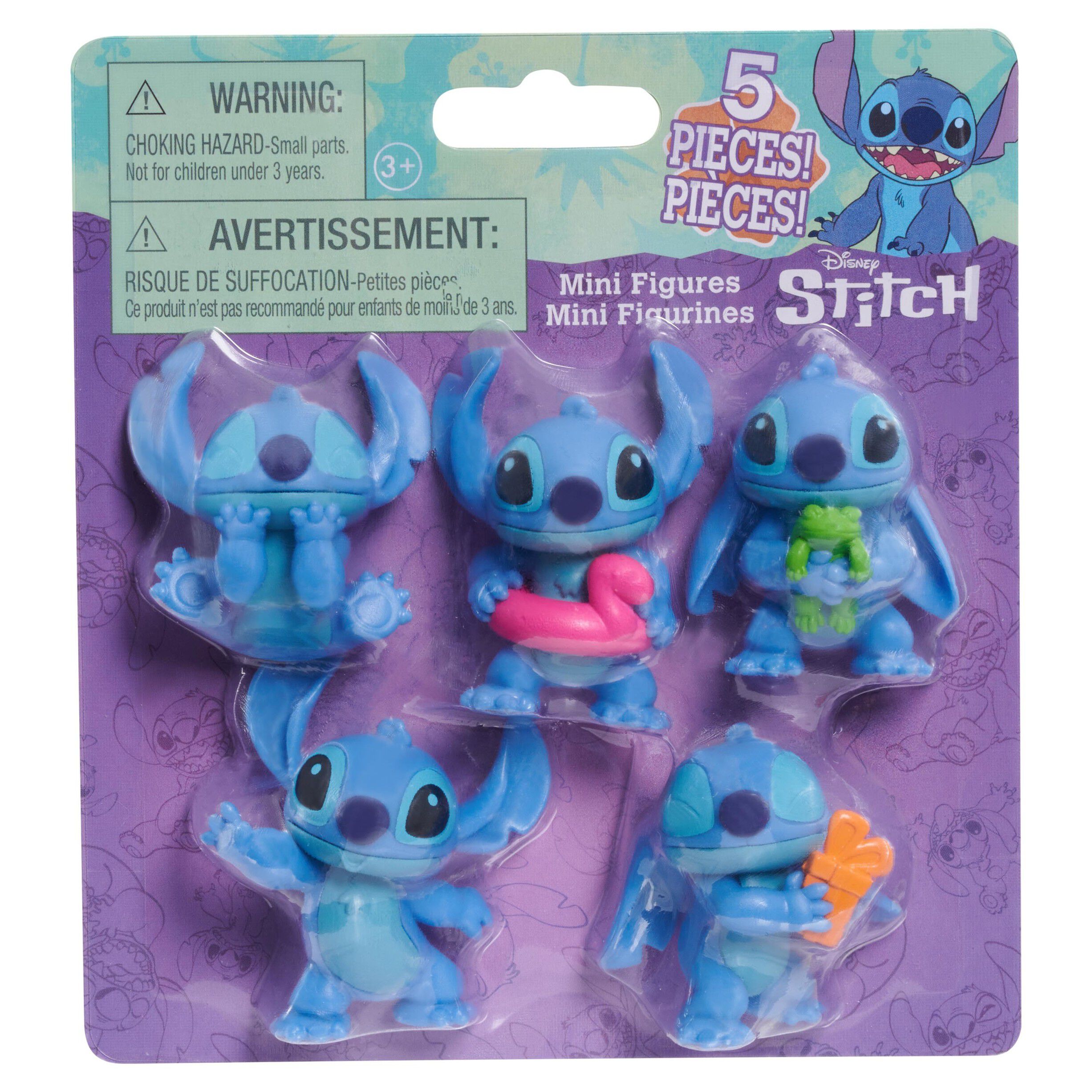 Stitch Figure set 5pk, 5,5cm