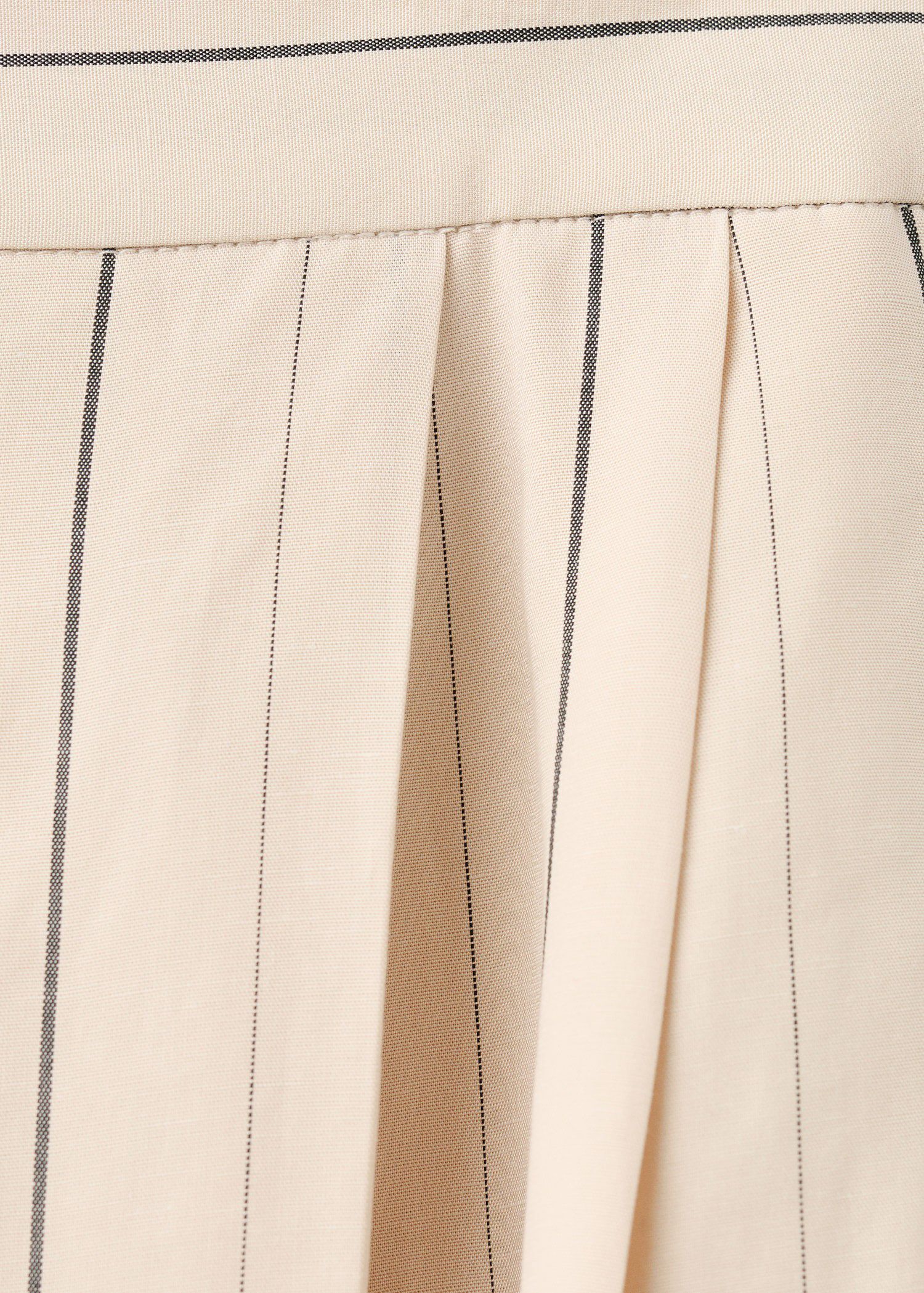 Striped lyocell balloon pants