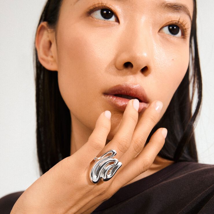 ADRIEL ring silver-plated