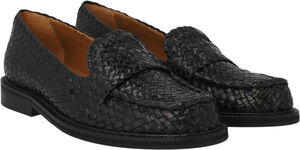 Håndflettet penny loafer