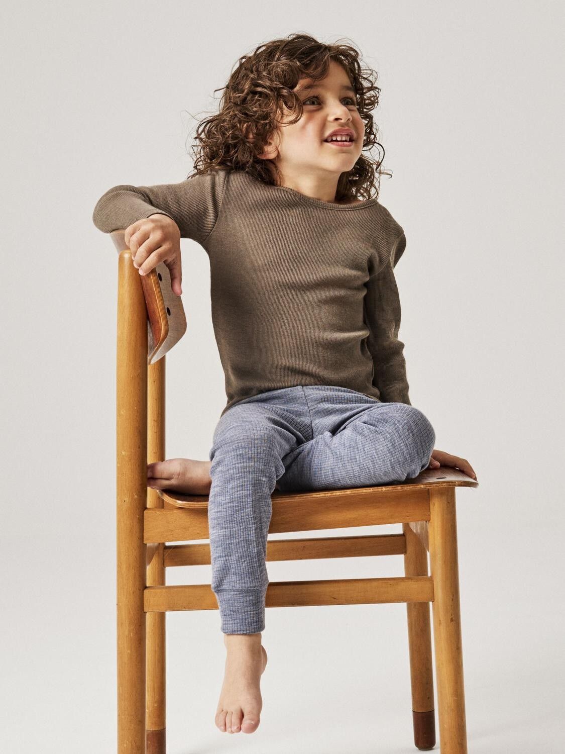 Nmnwax Wool Rib Legging Noos