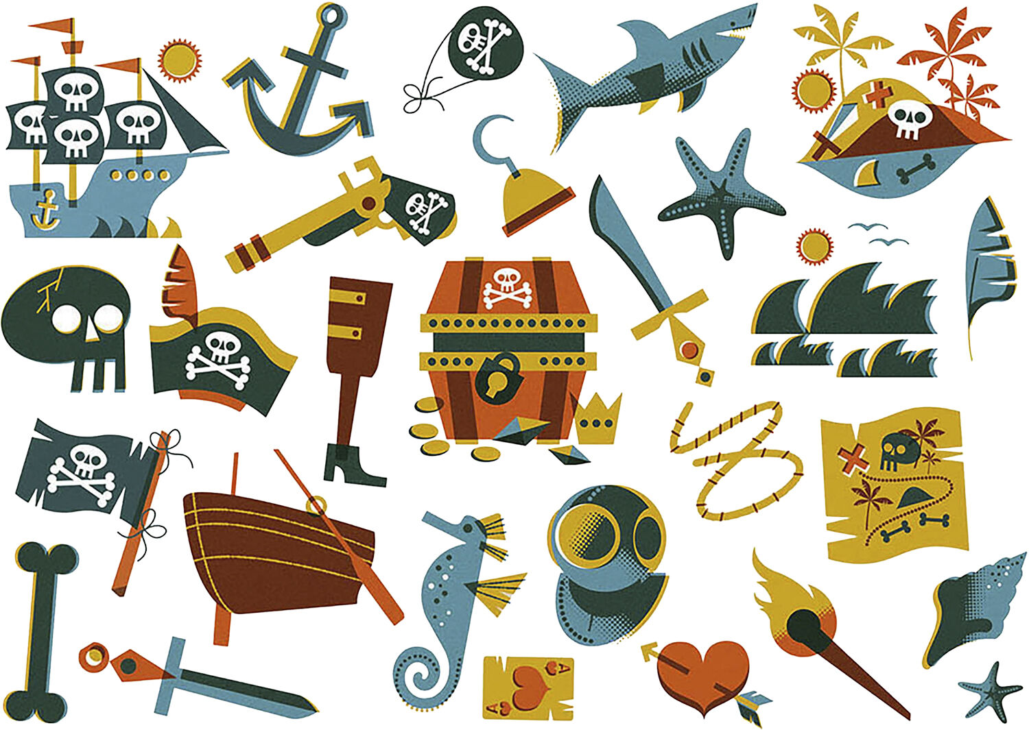 Auzou - Little Tattoos - Pirates