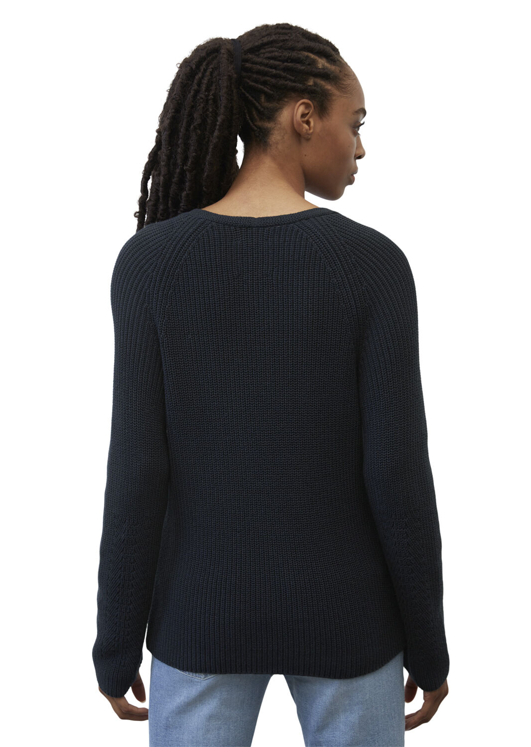 Cotton Pullover, V-neck