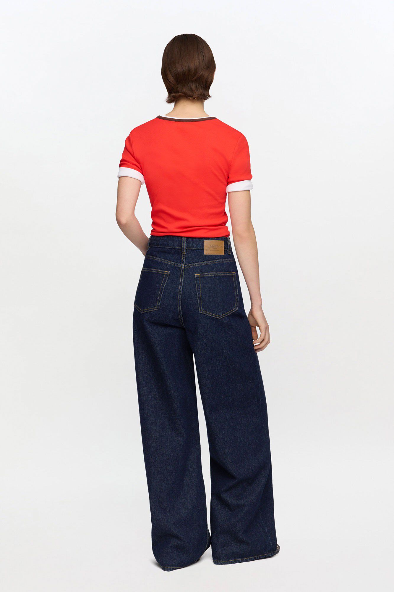 Soft cotton rib tee