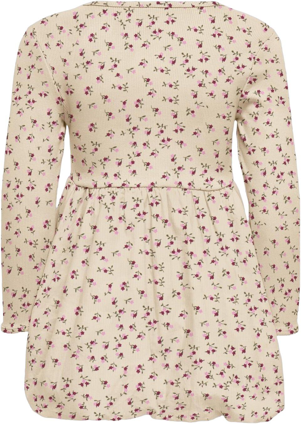 KMGTRINNY LIFE AOP LS BAL DRESS JRS