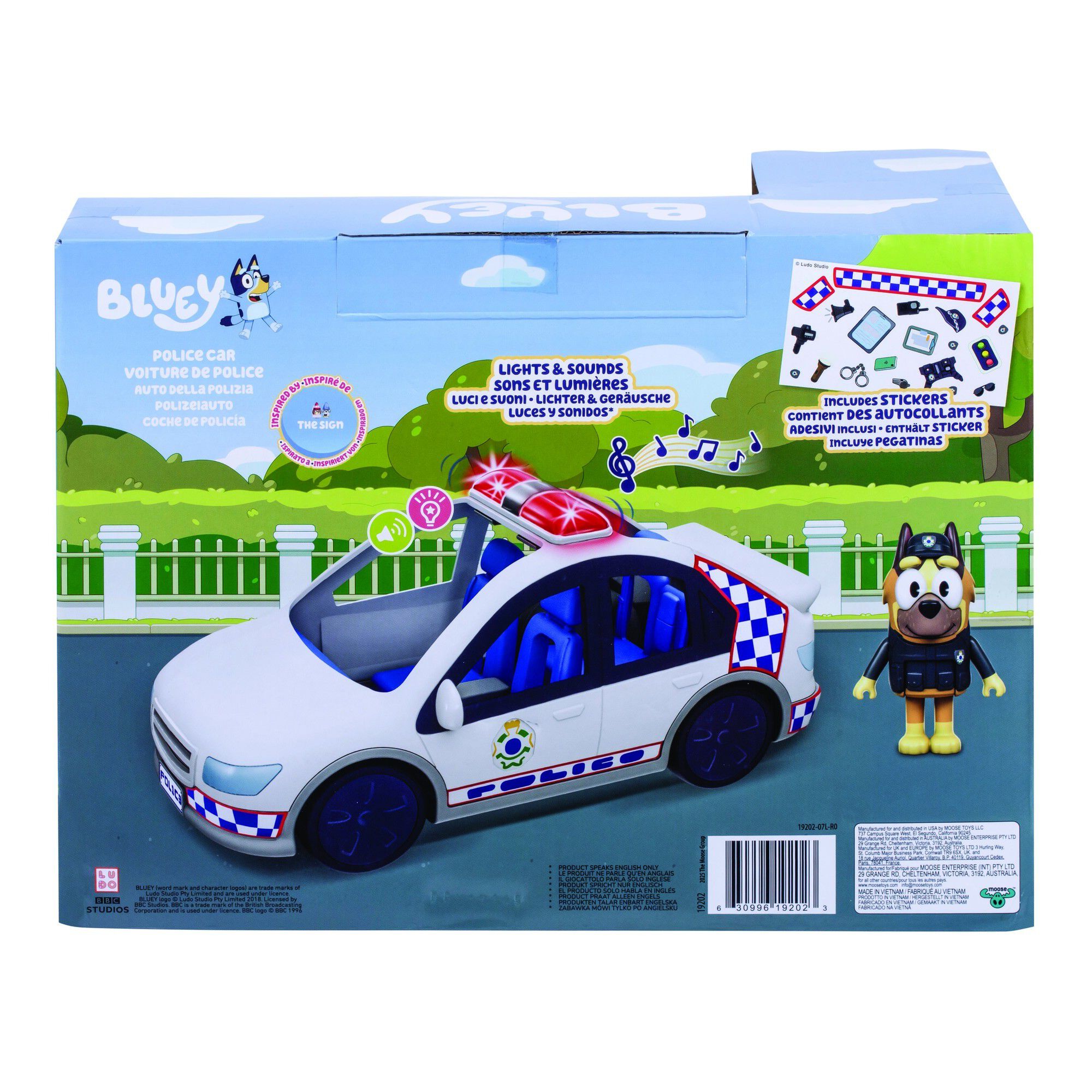 BLUEY, Police Car