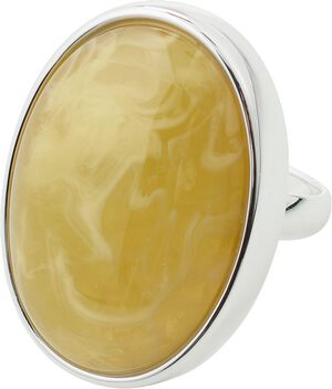 STILL ring silver-plated/yellow