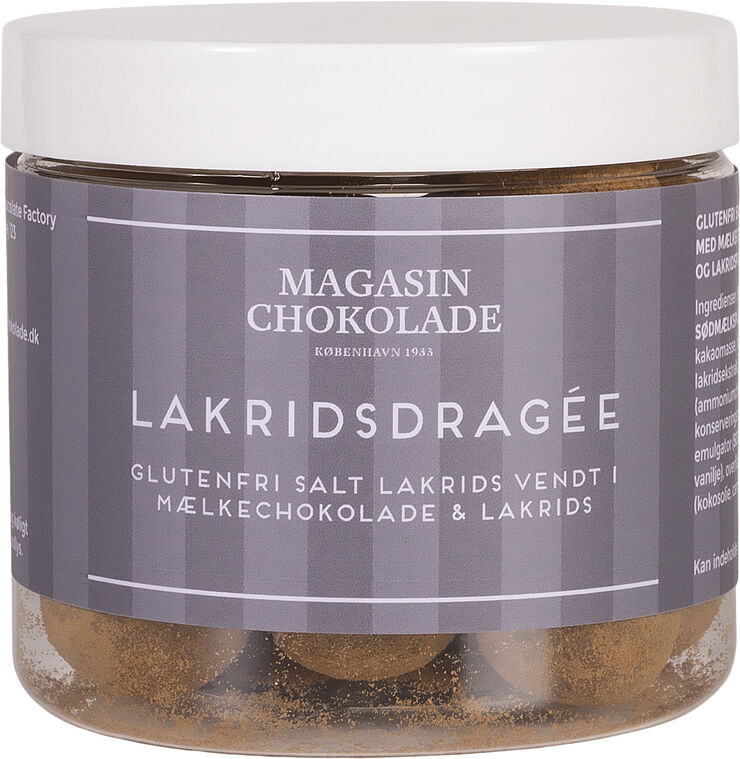 Drageé, Lakrids m/ mælkechokolade & lakrids (115 g)