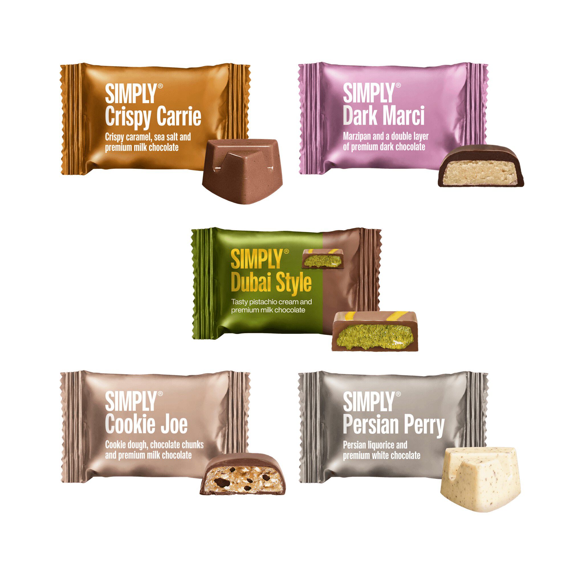 Simply&reg; INSTEAD OF FLOWERS chokolade&aelig;ske (240g)