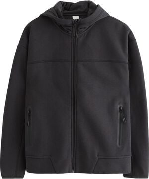 Sporty hettegenser i bomullsblandin