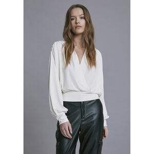 Gasia Modal Wrap Blouse