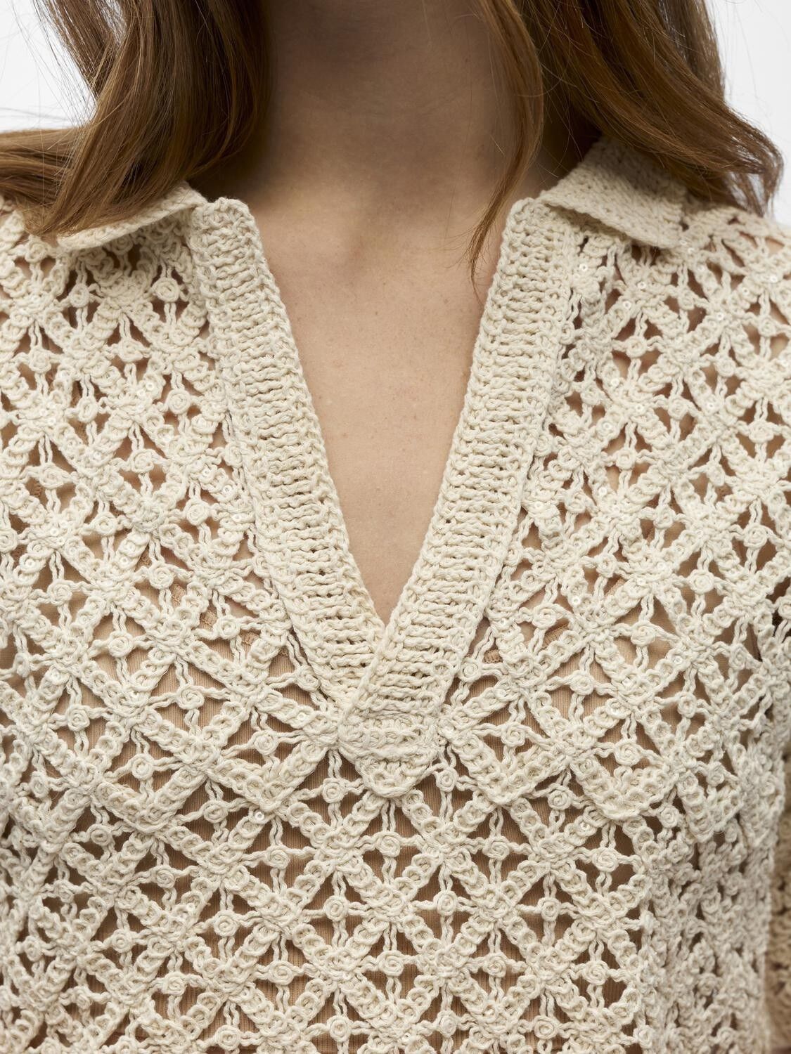 OBJMASI S/S RE KNIT PULLOVER 144