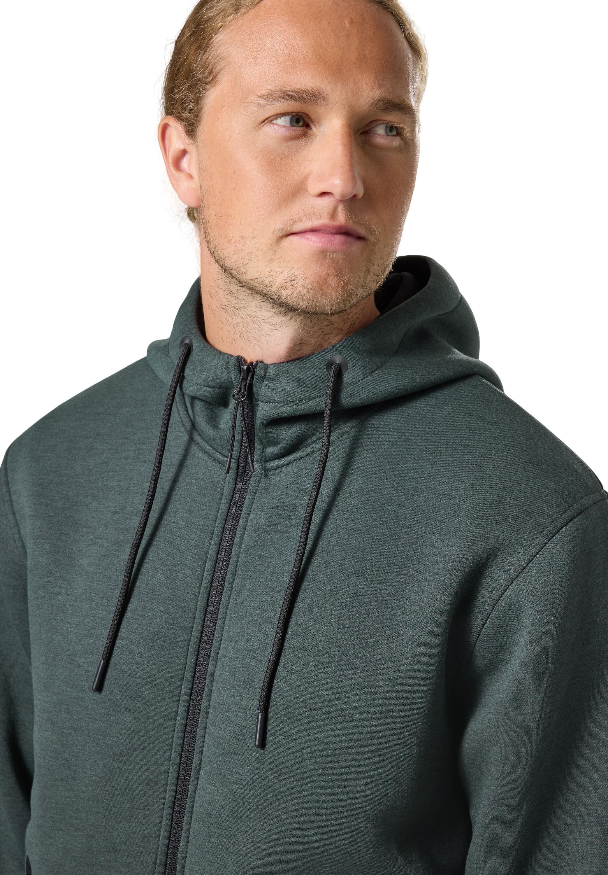 Bros Full Zip H&aelig;ttetr&oslash;je