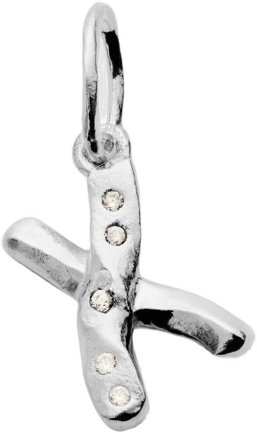 Alphabet Pendant Silver