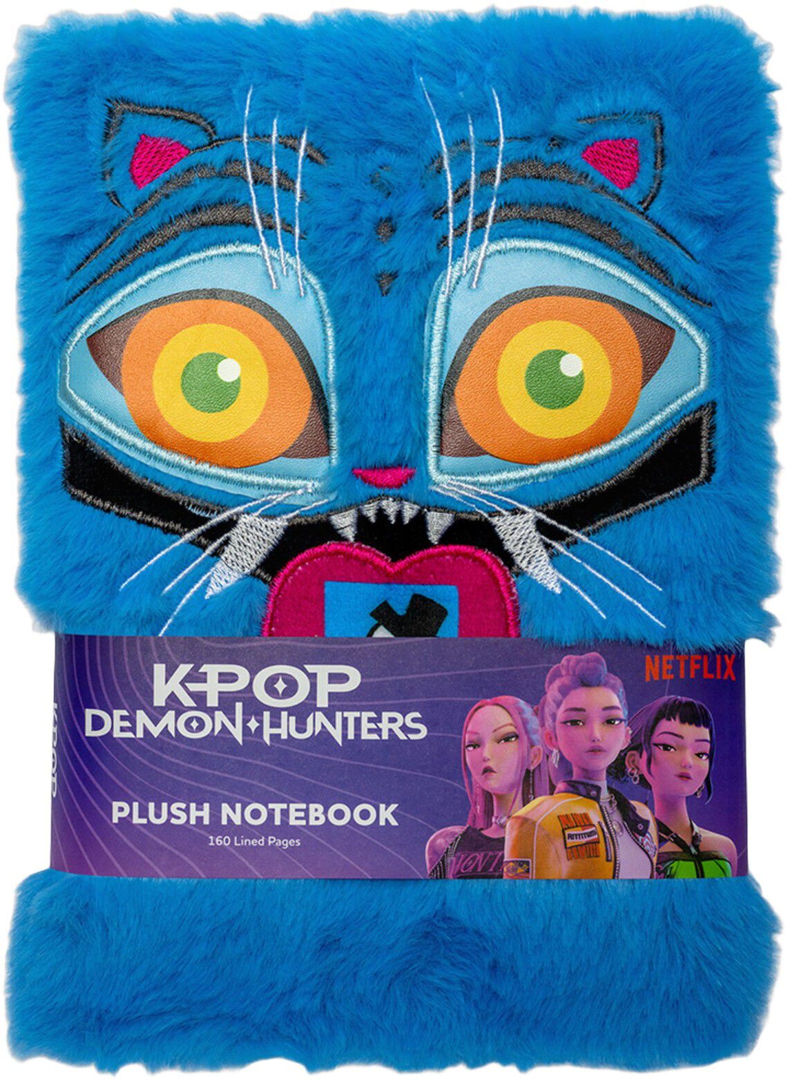 Kpop Demon Hunters Fuzzy notebook 10 pcs
