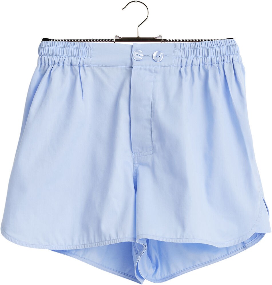 Outline Pyjama Shorts -Soft blue